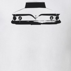 1961 Biscayne Rear View Light Color T Shirt