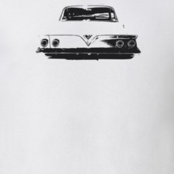 1961 Bel Air Rear View Light Color T Shirt