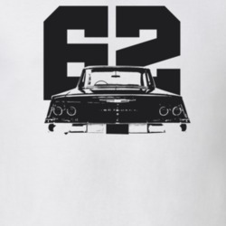 1962 Biscayne Rear View With Year Light Color T Shirt