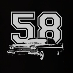 1958 PLYMOUTH BELVEDERE 426S Side White Graphic Year T Shirt