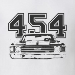 1972 GMC SPRINT Grill Black Graphic Engine Size T Shirt