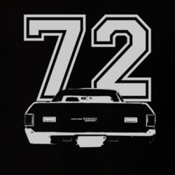 1972 GMC SPRINT Rear White Graphic Year T Shirt