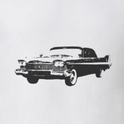 1955 PLYMOUTH BELVEDERE 426S Side Black Graphic T Shirt