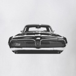 1968 Mercury Cougar Grill Black Graphic T Shirt