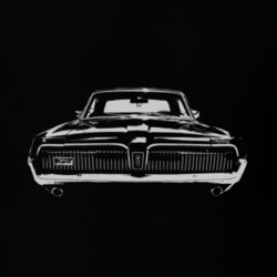 1968 Mercury Cougar Grill White Graphic T Shirt