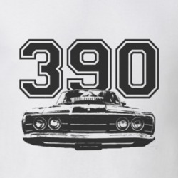 1968 MERCURY CYCLONE Grill Black Graphic Engine Size T Shirt