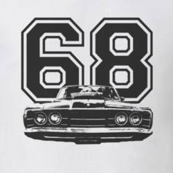 1968 MERCURY CYCLONE Grill Black Graphic Year T Shirt