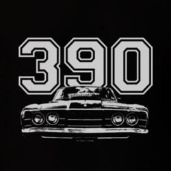 1968 MERCURY CYCLONE Grill White Graphic Engine Size T Shirt