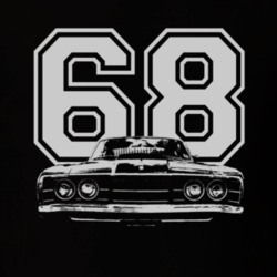 1968 MERCURY CYCLONE Grill White Graphic Year T Shirt