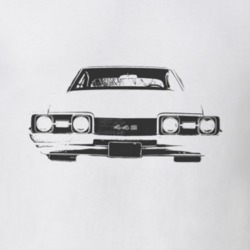 1968 OLDSMOBILE 442 Grill Black Graphic T Shirt