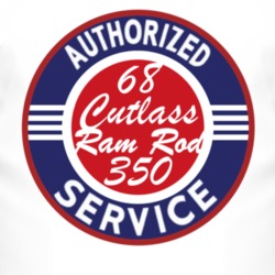 Authorized Service 1968 Oldsmobile Cutlas Ram Rod 350 T Shirt
