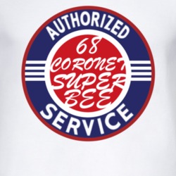 Authorized Service 1968 DODGE CORONET SUPER BEE T Shirt