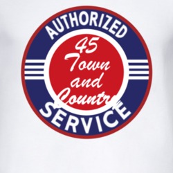 Authorized Service 1945 Chrysler Town and Country T Shirt