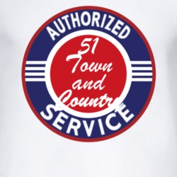 Authorized Service 1951 Chrysler Town and Country T Shirt