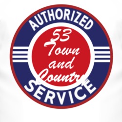 Authorized Service 1953 Chrysler Town and Country T Shirt