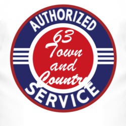Authorized Service 1963 Chrysler Town and Country T Shirt