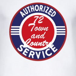 Authorized Service 1972 Chrysler Town and Country T Shirt