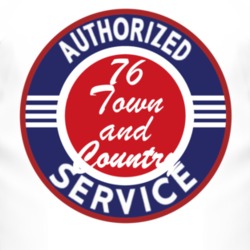 Authorized Service 1976 Chrysler Town and Country T Shirt