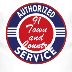 Authorized Service 1991 Chrysler Town and Country T Shirt