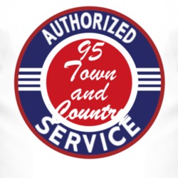 Authorized Service 1995 Chrysler Town and Country T Shirt