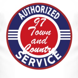 Authorized Service 1997 Chrysler Town and Country T Shirt