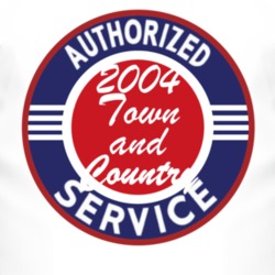 Authorized Service 2004 Chrysler Town and Country T Shirt