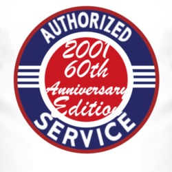 Authorized Service 2001 Cherokee 60th Anniversary Edition T Shirt