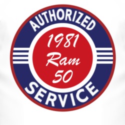 Authorized Service 1981 Dodge Ram 50 T Shirt