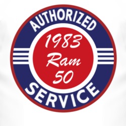 Authorized Service 1983 Dodge Ram 50 T Shirt