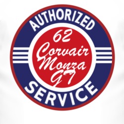 Authorized Service 1962 Chevy Corvair Monza GT T Shirt