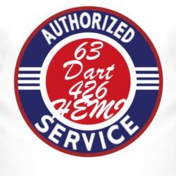 Authorized Service 1963 DODGE DART 426 HEMI T Shirt