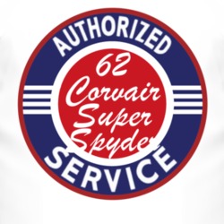 Authorized Service 1962 Chevy Corvair Super Spyder T Shirt