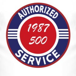 Authorized Service 1987 Chevy 500 T Shirt