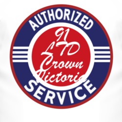 Authorized Service 1991 LTD Crown Victoria T Shirt