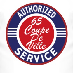 Authorized Service 1965 Cadillac Coupe De Ville T Shirt