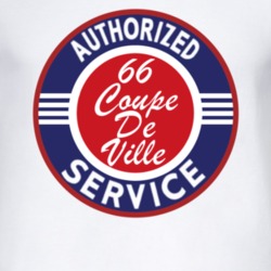 Authorized Service 1966 Cadillac Coupe De Ville T Shirt