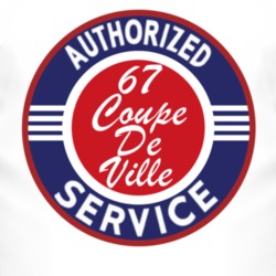 Authorized Service 1967 Cadillac Coupe De Ville T Shirt