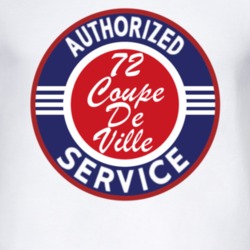 Authorized Service 1972 Cadillac Coupe De Ville T Shirt