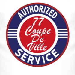 Authorized Service 1977 Cadillac Coupe De Ville T Shirt