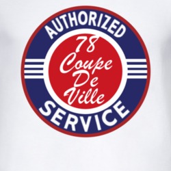 Authorized Service 1978 Cadillac Coupe De Ville T Shirt
