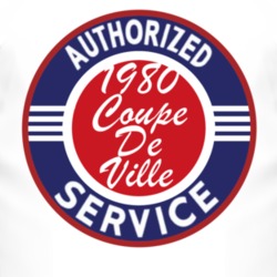 Authorized Service 1980 Cadillac Coupe De Ville T Shirt