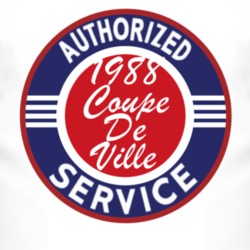 Authorized Service 1988 Cadillac Coupe De Ville T Shirt