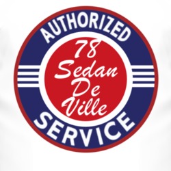 Authorized Service 1978 Cadillac Sedan De Ville T Shirt