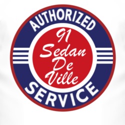 Authorized Service 1991 Cadillac Sedan De Ville T Shirt