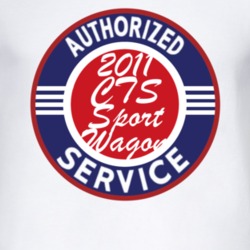 Authorized Service 2011 Cadillac CTS Sport Wagon T Shirt