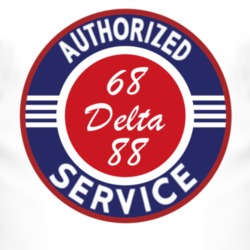Authorized Service 1968 Oldsmobile Delta 88 T Shirt