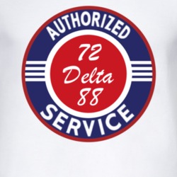 Authorized Service 1972 Oldsmobile Delta 88 T Shirt