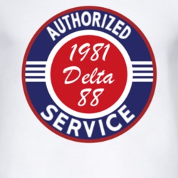 Authorized Service 1981 Oldsmobile Delta 88 T Shirt
