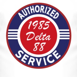 Authorized Service 1985 Oldsmobile Delta 88 T Shirt