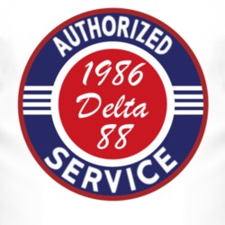 Authorized Service 1986 Oldsmobile Delta 88 T Shirt